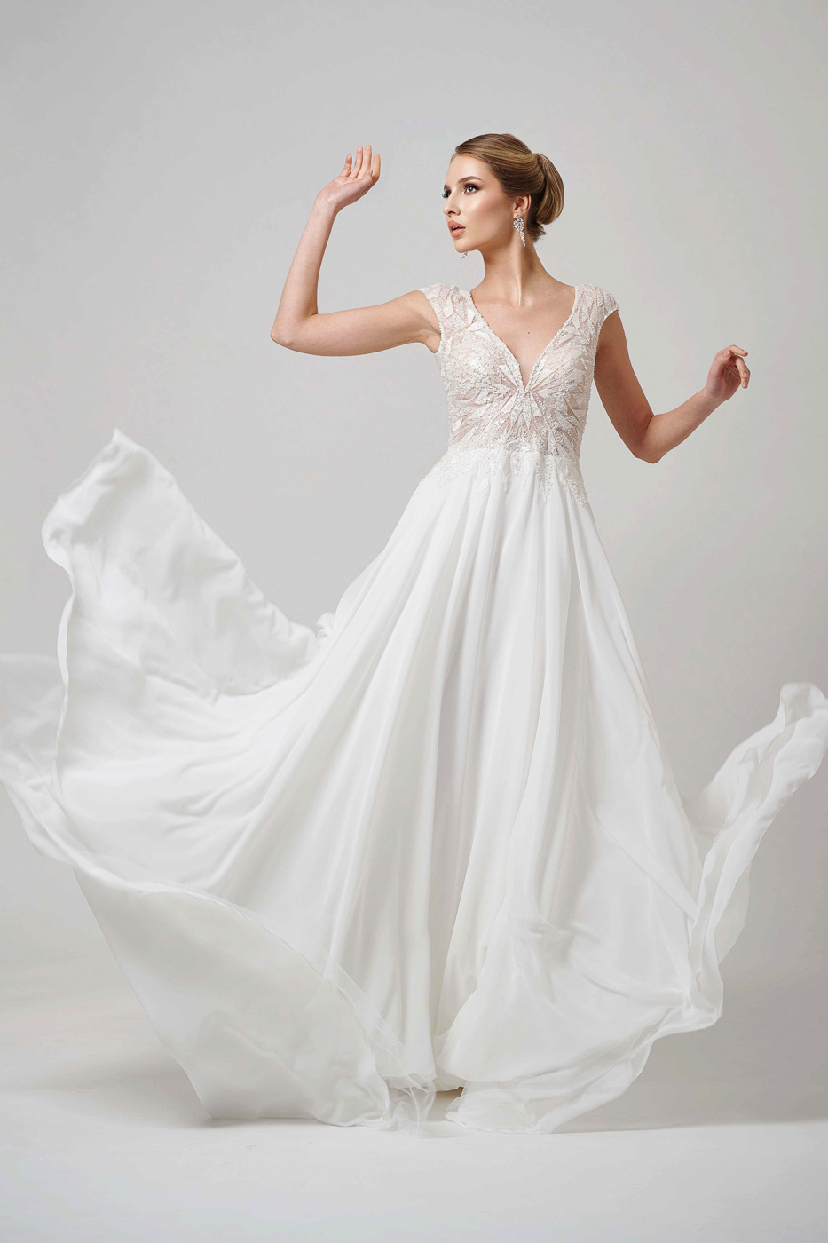 Brautmode im Vintage Stil Kleid TO-1790 von Mode de Pol