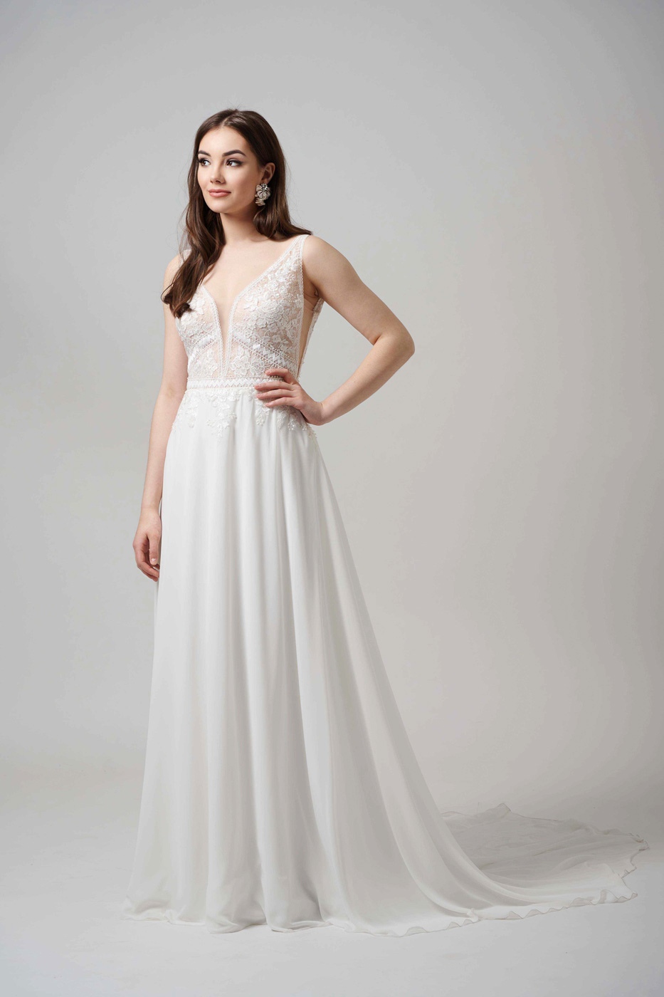 Vintage Kleid für die Braut TO-1935T von Mode de Pol